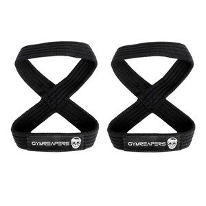 Gymreapers Black Lifting Straps